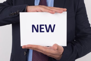 İşadamı gösteren kağıt