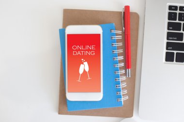 Online Dating app  clipart