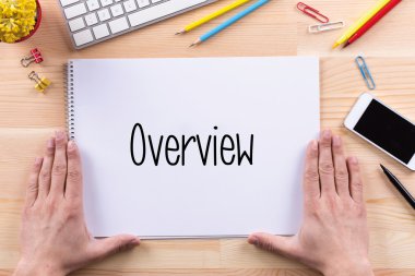 Kağıt üzerinde genel bakış metin