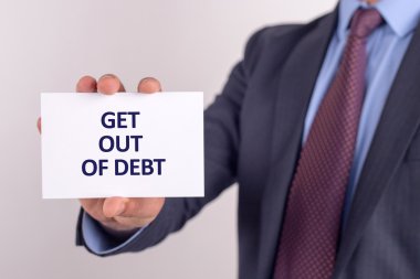 İşadamı gösteren kağıt