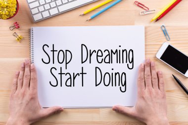 Rüya başlatmak yapmak metin