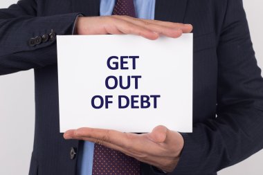 İşadamı gösteren kağıt