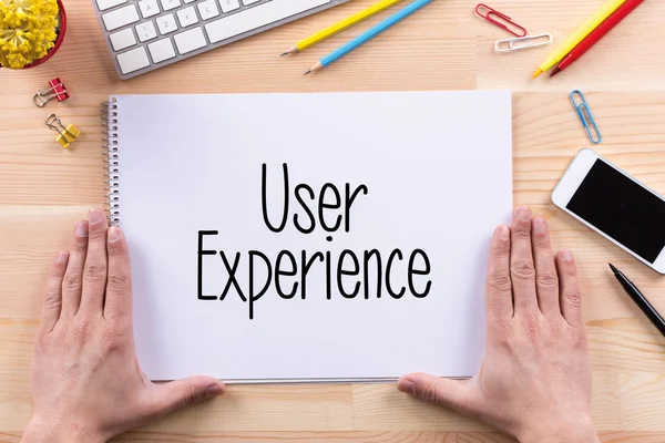 User Experience Konzepttext — Stockfoto