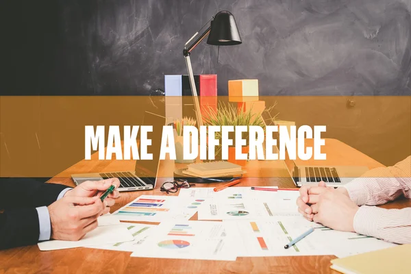 Two businessmen working together in office — Stock Photo, Image