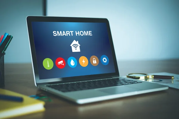 Smart Home Automation App — стоковое фото