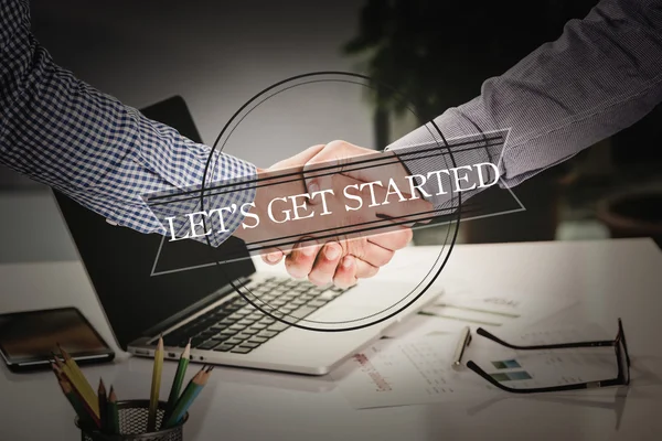 Business agreement partnership communication concept — Stock Photo, Image