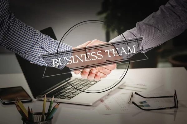 Business agreement partnership communication concept — Stock Photo, Image