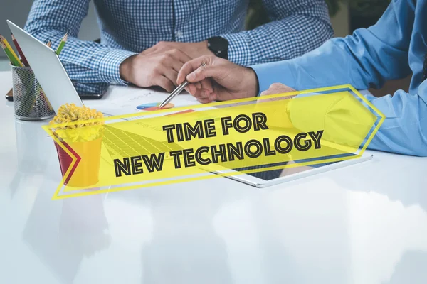 Businesspeople working together on desk — Stock Photo, Image