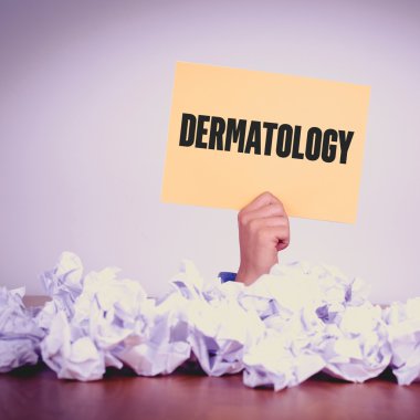 El tutma sarı kağıt