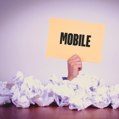 El tutma sarı kağıt