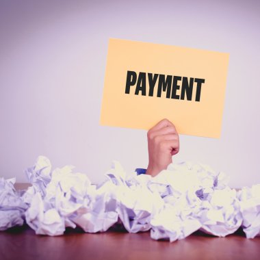 El tutma sarı kağıt