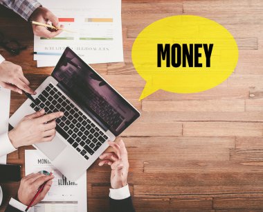 Ofiste çalışan iş ekibi. 