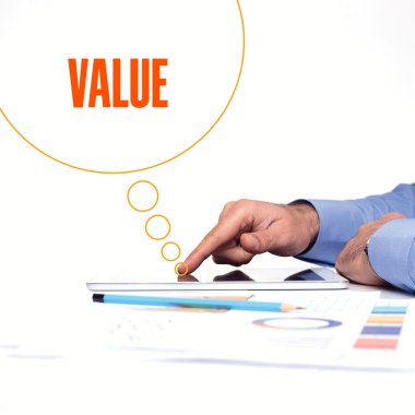 işadamı tablet kullanma 