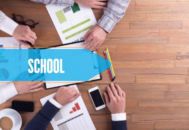 Ofiste çalışan iş ekibi.. 