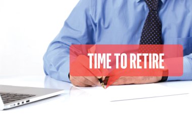 Ofiste çalışan iş adamı