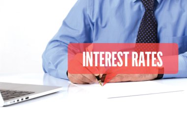 Ofiste çalışan iş adamı