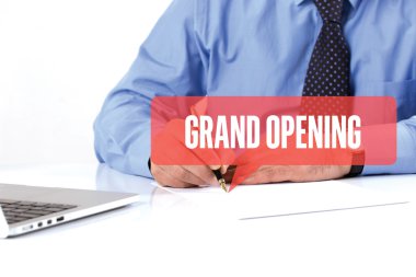 Ofiste çalışan iş adamı