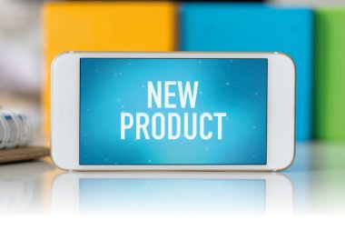 mavi ekran ile Smartphone