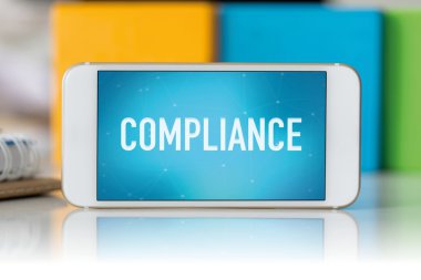 mavi ekran ile Smartphone