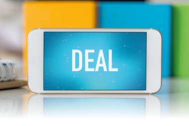 mavi ekran ile Smartphone