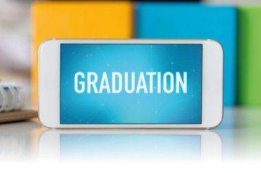 mavi ekran ile Smartphone