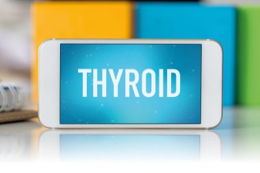 mavi ekran ile Smartphone