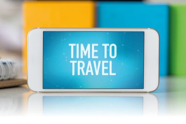 mavi ekran ile Smartphone