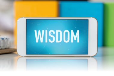 mavi ekran ile Smartphone