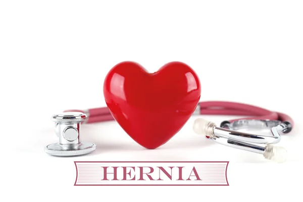 Stethoscope and heart on white background — Stock Image Stethoscope and heart on white background Stock Image