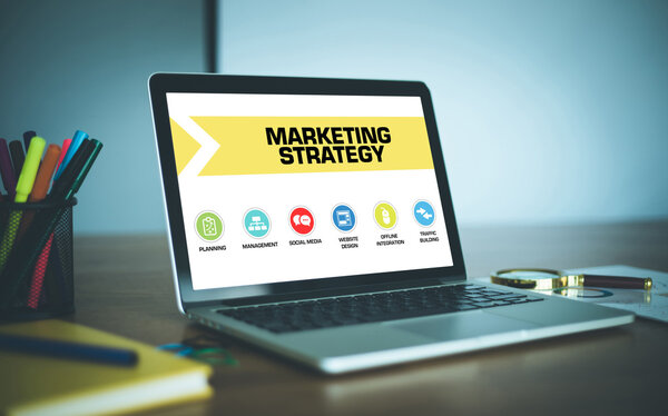 Концепция на экране ноутбука
