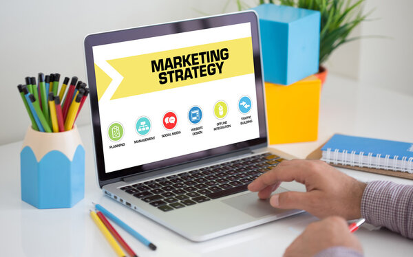 Концепция на экране ноутбука
