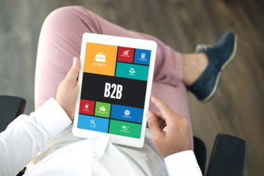 Tablet pc kullanma office insanlar