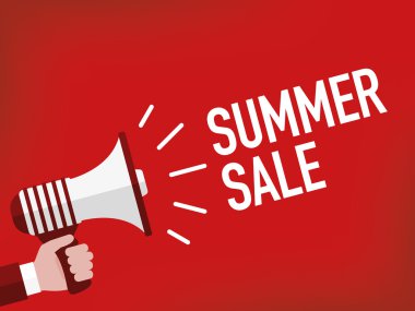 insan elini tutarak megafon