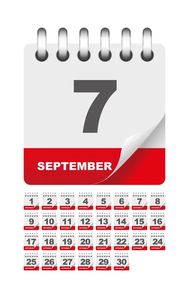 Щоденний календар іконки — стоковий вектор