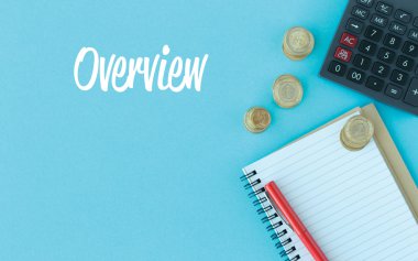 Hesap makinesi: Not defteri ve sikke yığını