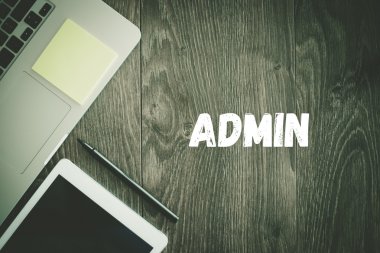 Admin metin üstünde okul sırası