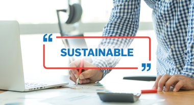 Ofiste çalışan iş adamı. 