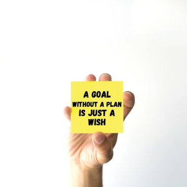 El tutma yapışkan not 