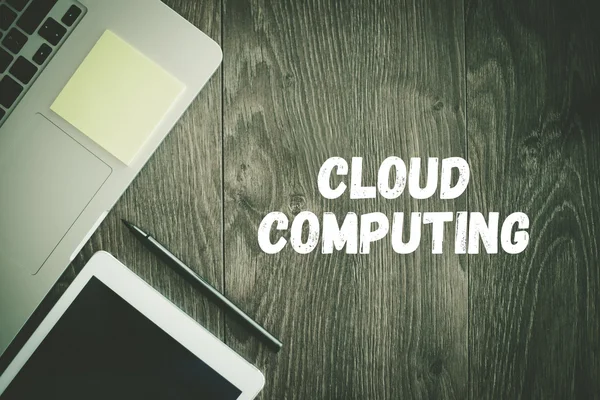 stock image CLOUD COMPUTING text