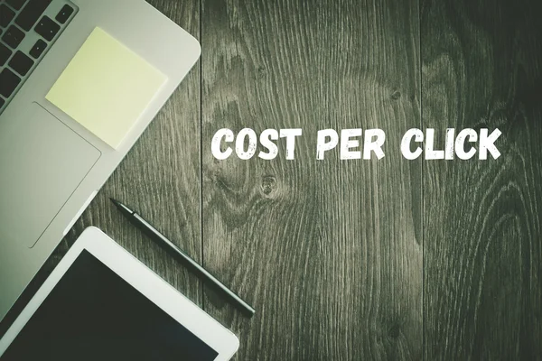 Cost Per Click tekst — Stockfoto