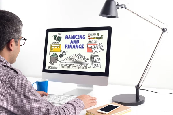 BANKING AND FINANCE concept