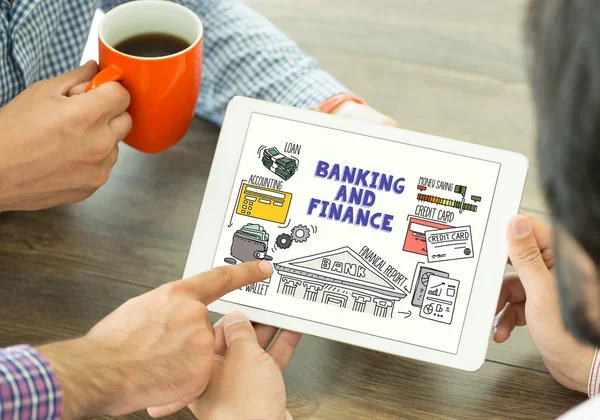 Banken- und Finanzkonzept — Stockfoto