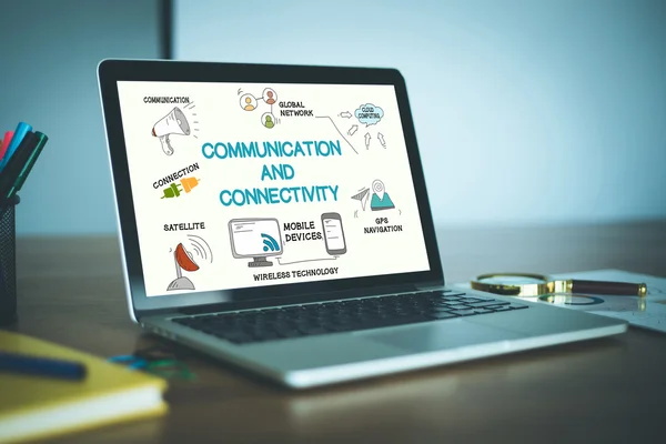 COMMUNICATION ET CONNECTIVITÉ à l'écran — Photo