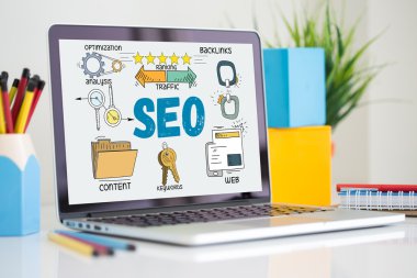 SEO metin üstünde perde 