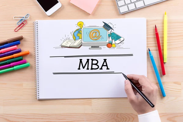 MBA oktatási koncepció — Stock Fotó