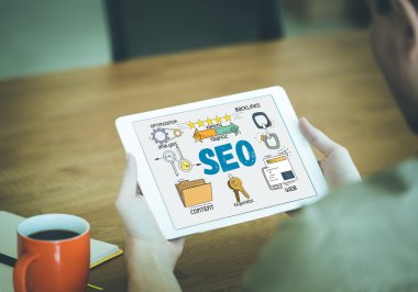 SEO metin üstünde perde 