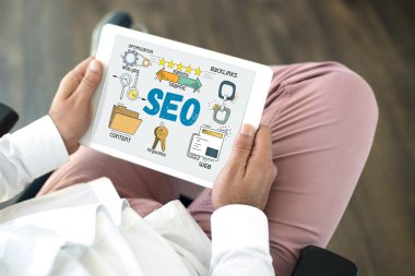 SEO metin üstünde perde 