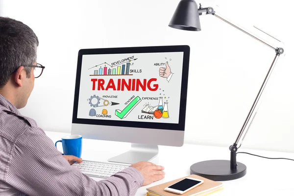 TRAINING business or education concept — Stock Photo, Image