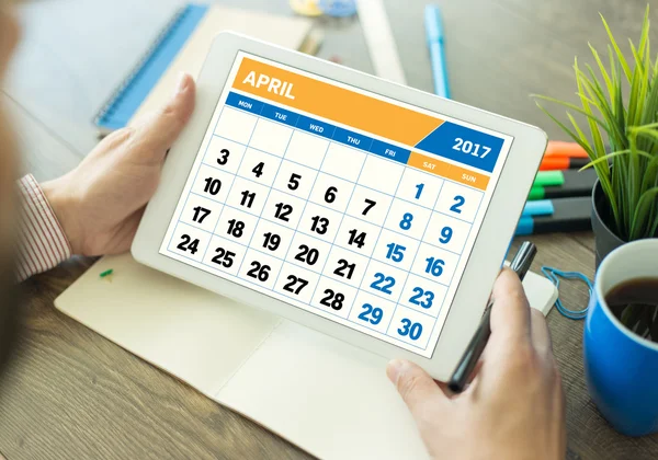 2017 Year Calendar Concept — Stock Photo, Image