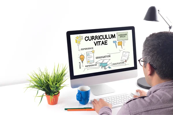 Concetto CURRICULUM VITAE — Foto Stock